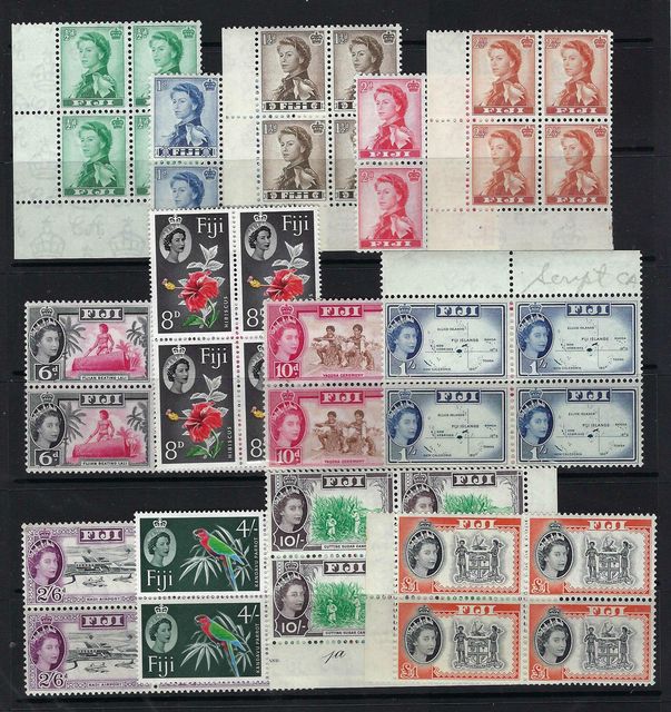 Image of Fiji SG 298/310 UMM British Commonwealth Stamp